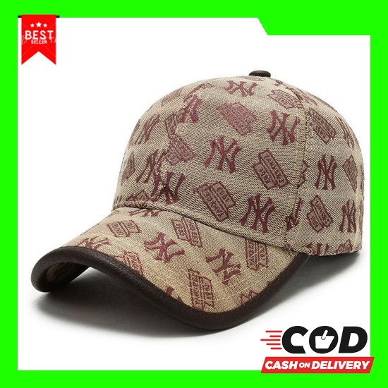 Cod Topi Baseball Ny Jeans Hat Cap Casual Sport Distro Vintage Pria Wanita Nextstop-138 Topi Basebal