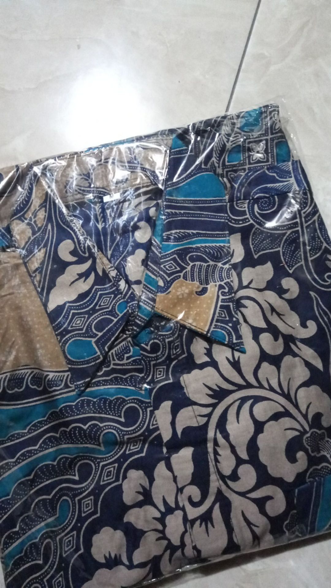 Kemeja Batik Lengan Panjang Size M L Xl Xxl Xxxl