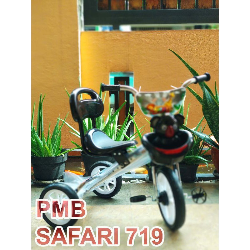Sepeda Anak Roda 3 Stroller Baby PMB Safari BMX 719