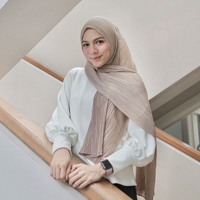 ( pp ) pashmina plisket shawl | ceruty babydoll original pashmiina lidi full plikset 180 × 75