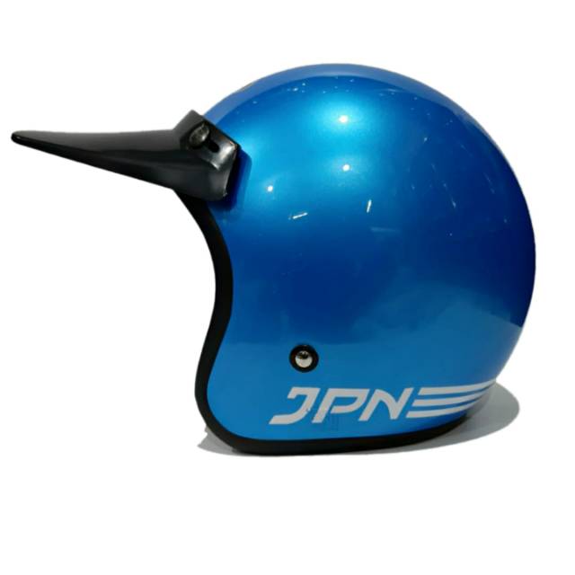 Helm Jpn Retro Arc Ice Blue Gloss pet panjang