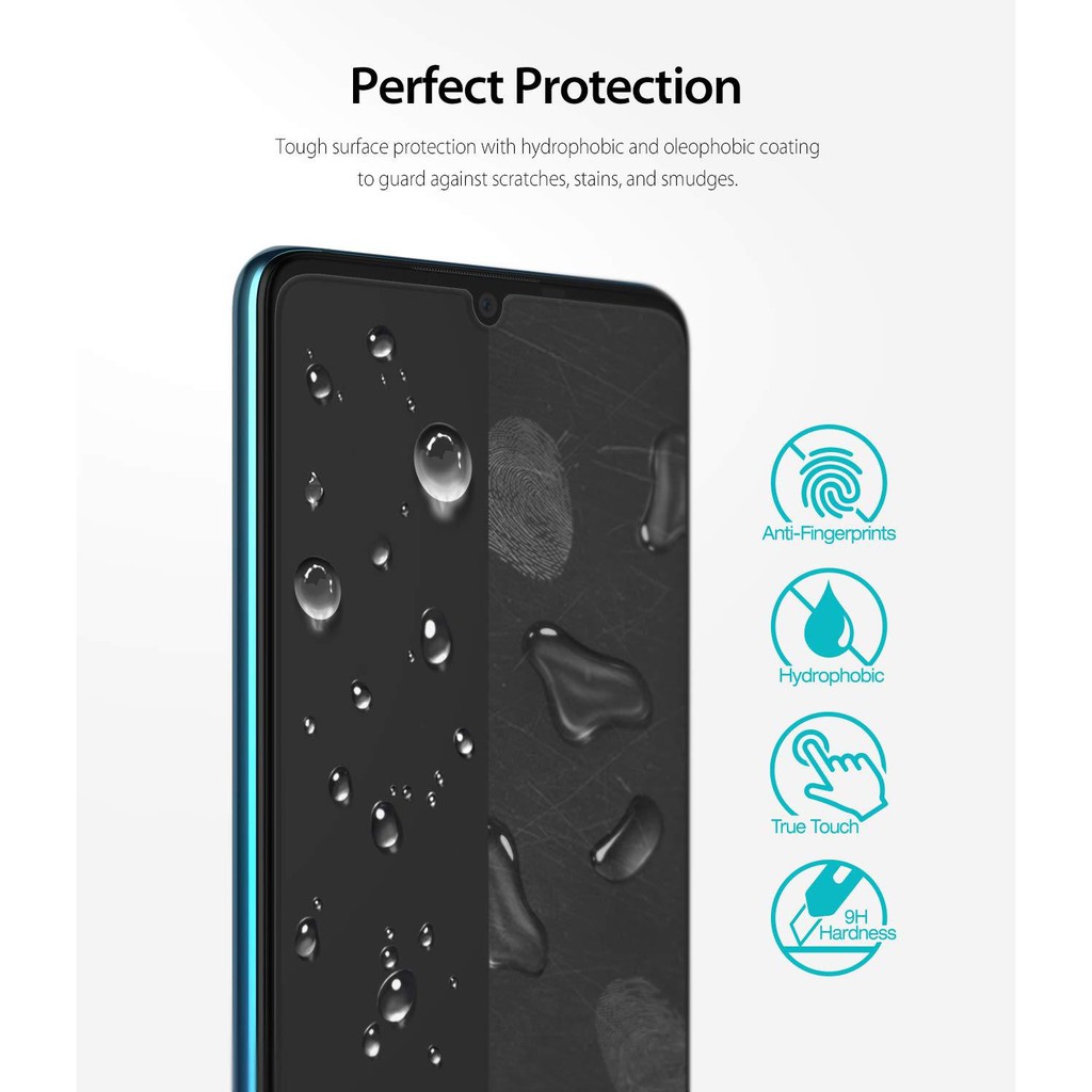 RINGKE INVISIBLE DEFENDER TEMPERED GLASS Full ADHESIVE FOR HUAWEI P30