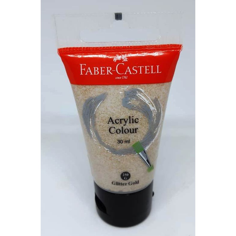 

CAT ACRYLIC FABER CASTELL - GLITTER GOLD