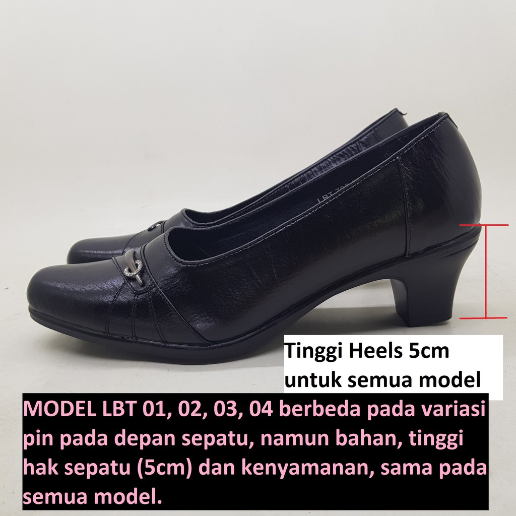 Sepatu kulit perempuan Finotti LBT