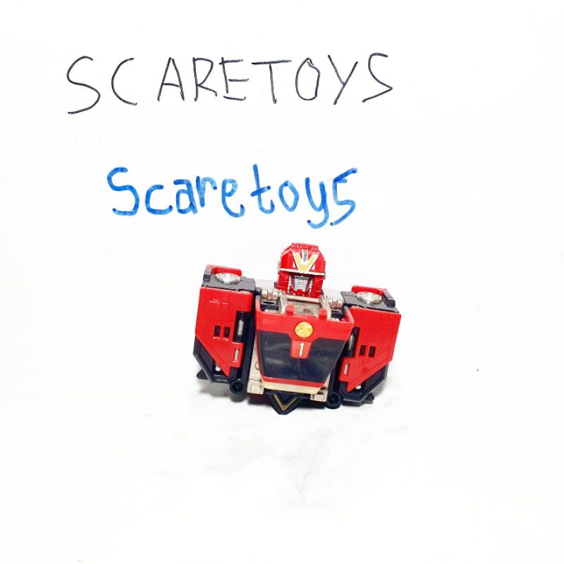 Part Zord Merah Power Rangers Lightspeed Rescue Omega - Sentai Gogo V DX Victory Mars Megazord