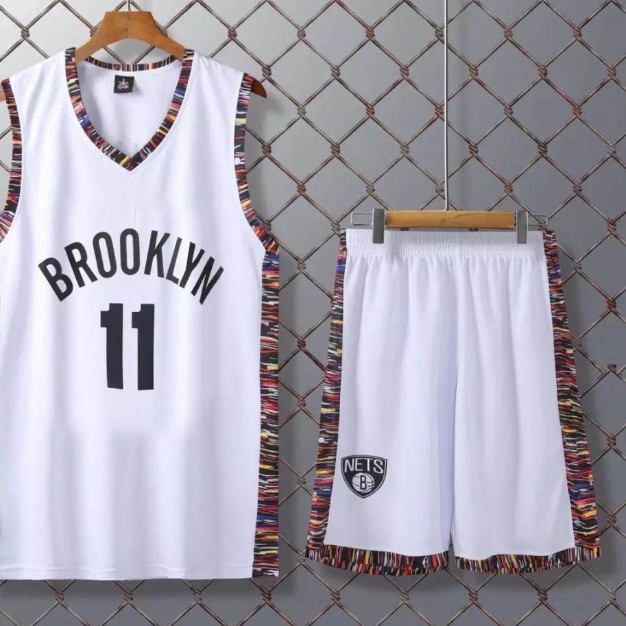 [KODE PRODUK 6BV4566] Setelan Jersey basket / Kostum Basket NBA LAKERS IRVING