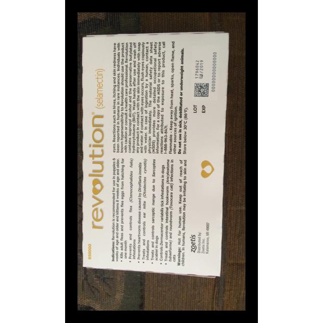 Revolution Selamectin / Obat Kutu / Revolution Kitten / Revolution Terjamin 