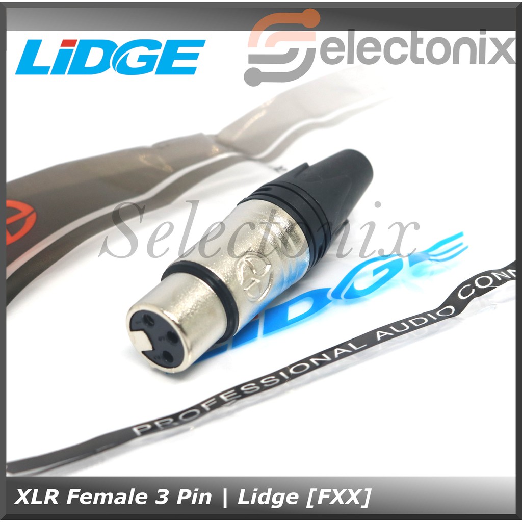 Konektor XLR 3 Pin Female | Lidge [FXX]