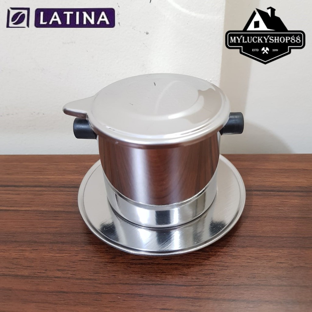 Latina Vietnam Drip DT65 - Coffee Filter VD200H Black Handle 200 ml