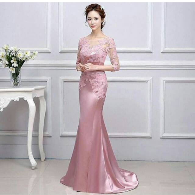 GAUN / KEBAYA PESTA / GAUN PREWED / GOWN / DRESS KEBAYA / KEBAYA AKAD NIKAH / LONGDRESS KEBAYA