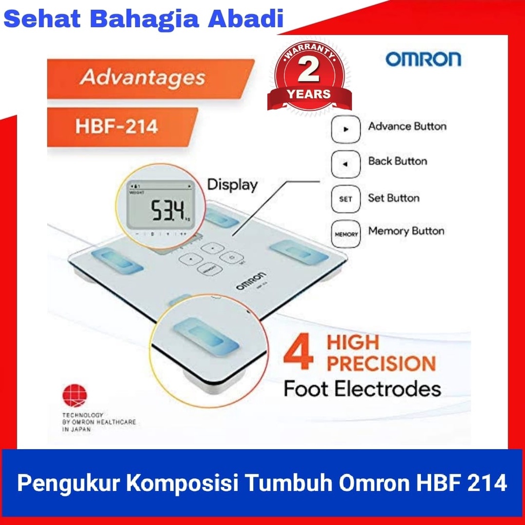 Karada scan omron HBF 214 / Timbang Kadar lemak / Omron HBF 214
