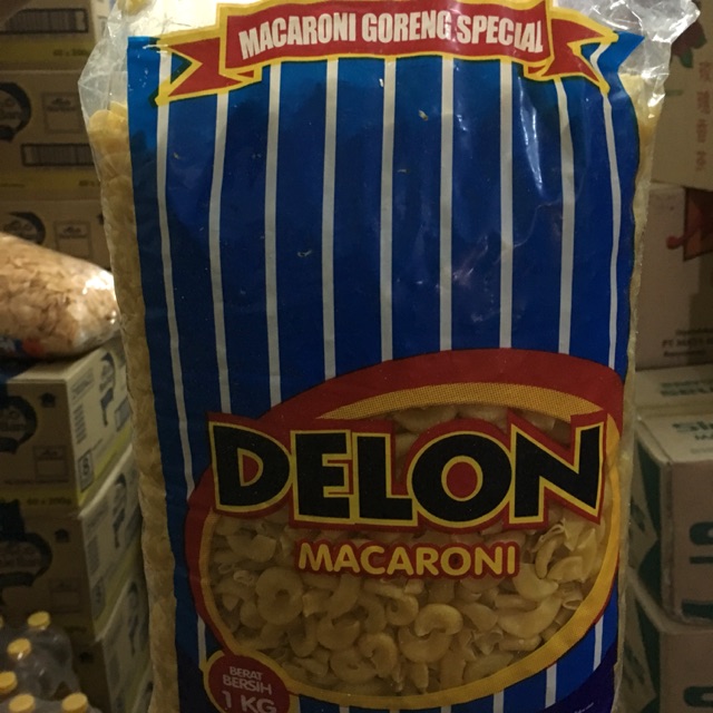 Delon Makaroni Rebus / Makaroni Bantet / Makaroni Kuning 1 kg / Makaroni Biru 1kg / Delon Biru 1 kg