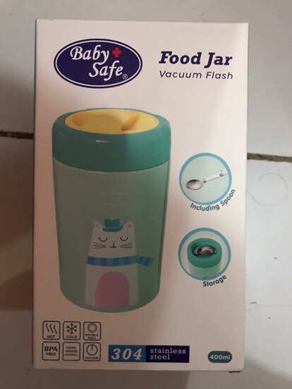 Baby Safe  Food Jar Vacuum Flask 400ml  Thermos Makanan Termos Bubur