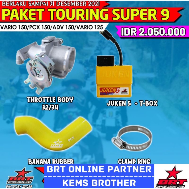 TB BRT VARIO 150 PCX DAN ADV 150 PAKET TOURING SUPER 9