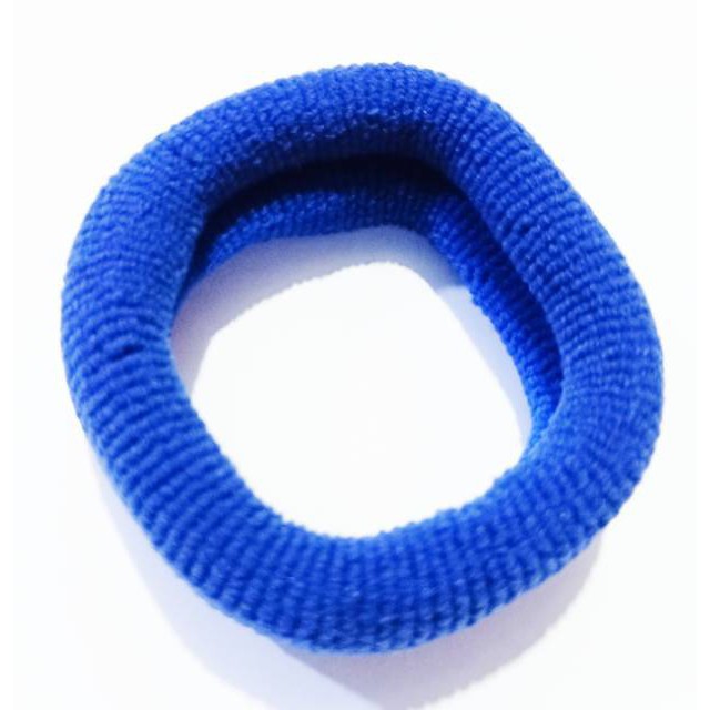 grosir  Ikat rambut polos murmer isi 12 pcs.