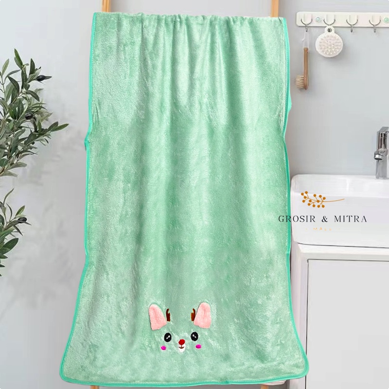 Handuk Mandi Dewasa Handuk Mandi Handuk Bayi Anak Baby Handuk Microfiber Lembut Berdaya Serap Tinggi Kamar Mandi Kimono Unisex Handuk couple Murah Handuk 70X140CM