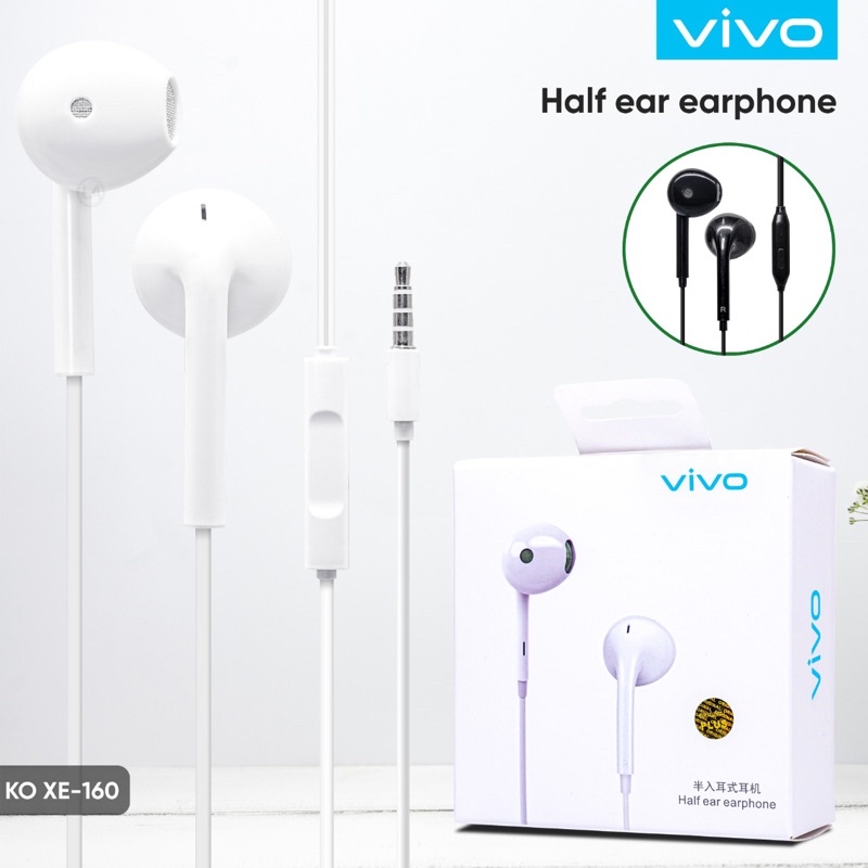 HF HEADSET VIVO 100 ORIGINAL + PACK IMPORT JACK 3.5MM