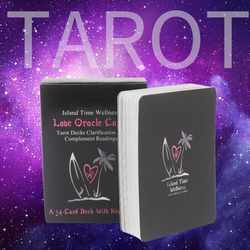 Love Time Wellness Island 54Pcs Kartu Oracle Card Tarot Game Papan Ramalan