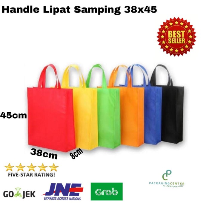 

PROMO TAS KAIN SPUNBOND JUMBO 38x45 / GOODIEBAG JUMBO / TAS BELAJA KAIN - Orange