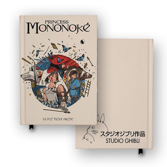 

Buku Catatan Notebook Princess Mononoke 1 Diary Jurnal Custom Nama