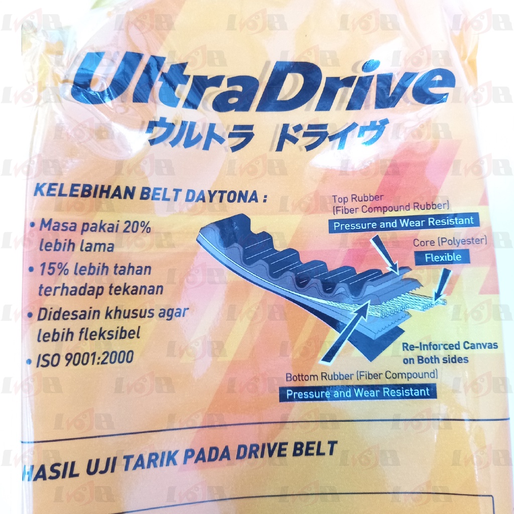 Daytona V-Belt Nmax 155cc Fi Vanbelt Timing Belt Vbelt Yamaha 2DP Ultra Drive Original 4006