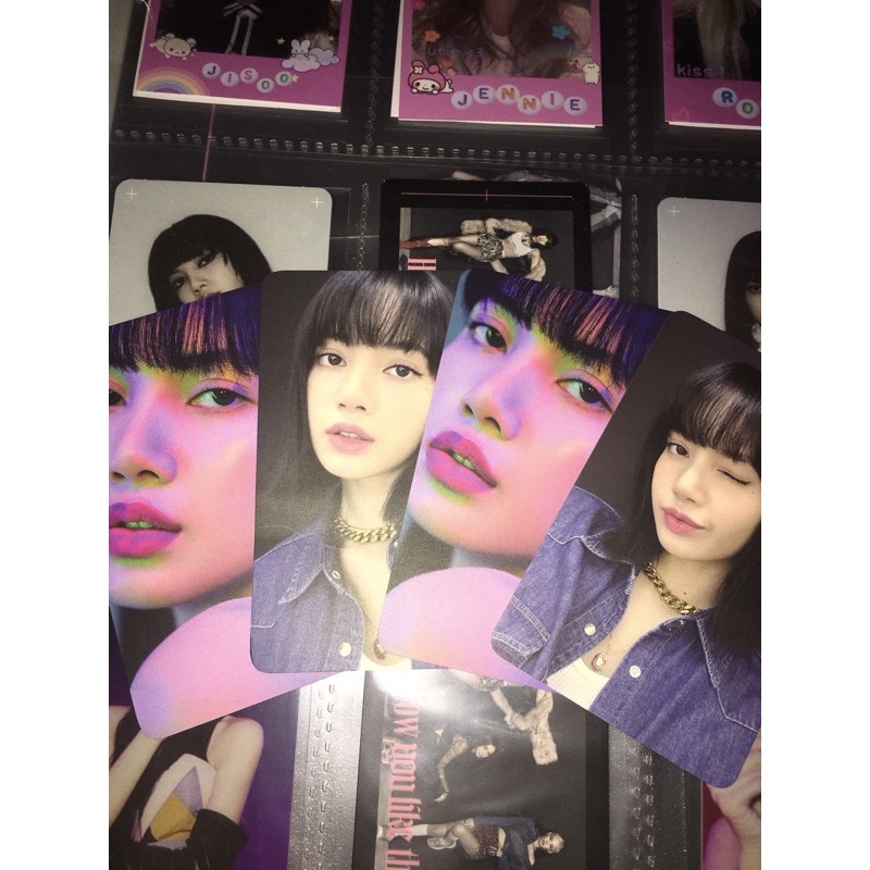 BLACKPINK LISA - OFFICIAL HOW YOU LIKE THAT KTOWN4U BENEFIT PHOTOCARD