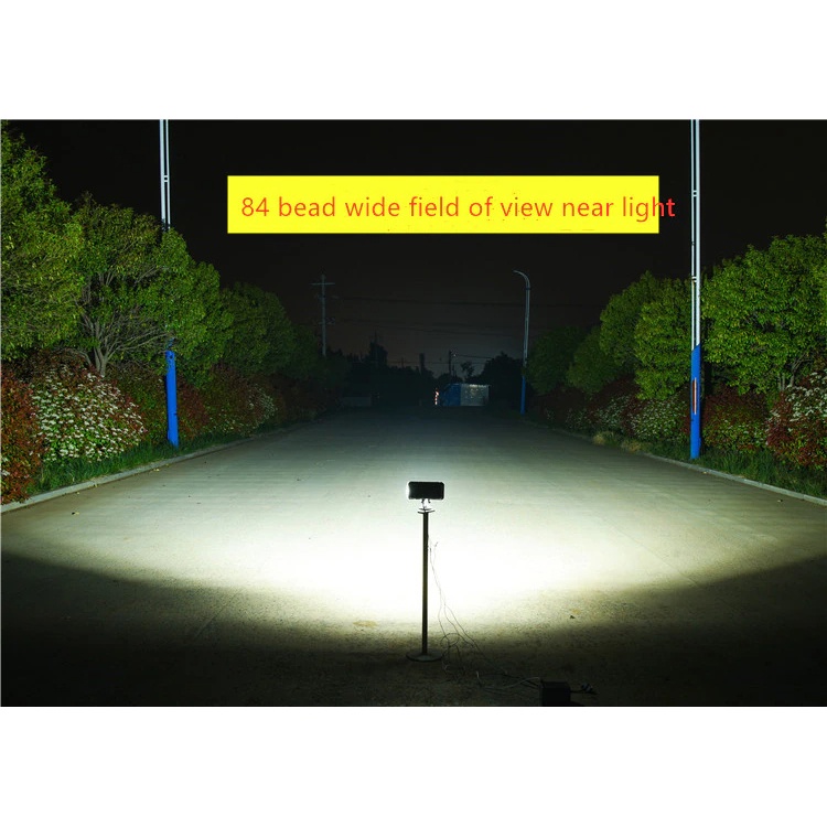 Lampu Sorot Flood Spotlight Waterproof 48 W 48 LED White Light - LD48 - Black