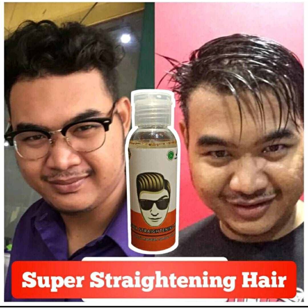 [60 ML] Super Straightening Hair Minyak Pelurus Rambut 100% Permanen Pelurus Rambut Pria Wanita Pelurus Rambut Keriting Ikal Gelombang Viral