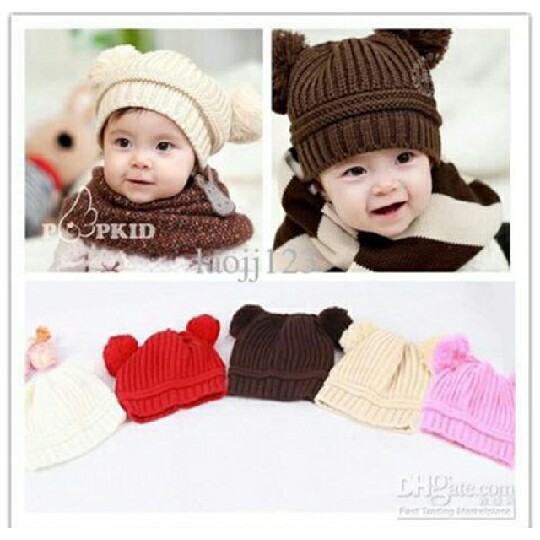 Ball Hat Import Anak Topi Kupluk Rajut Bayi Anak Laki Laki IMPORT Usia 1- 4 Tahun - Ball Hat - Kupluk Rajut Hangat Bola