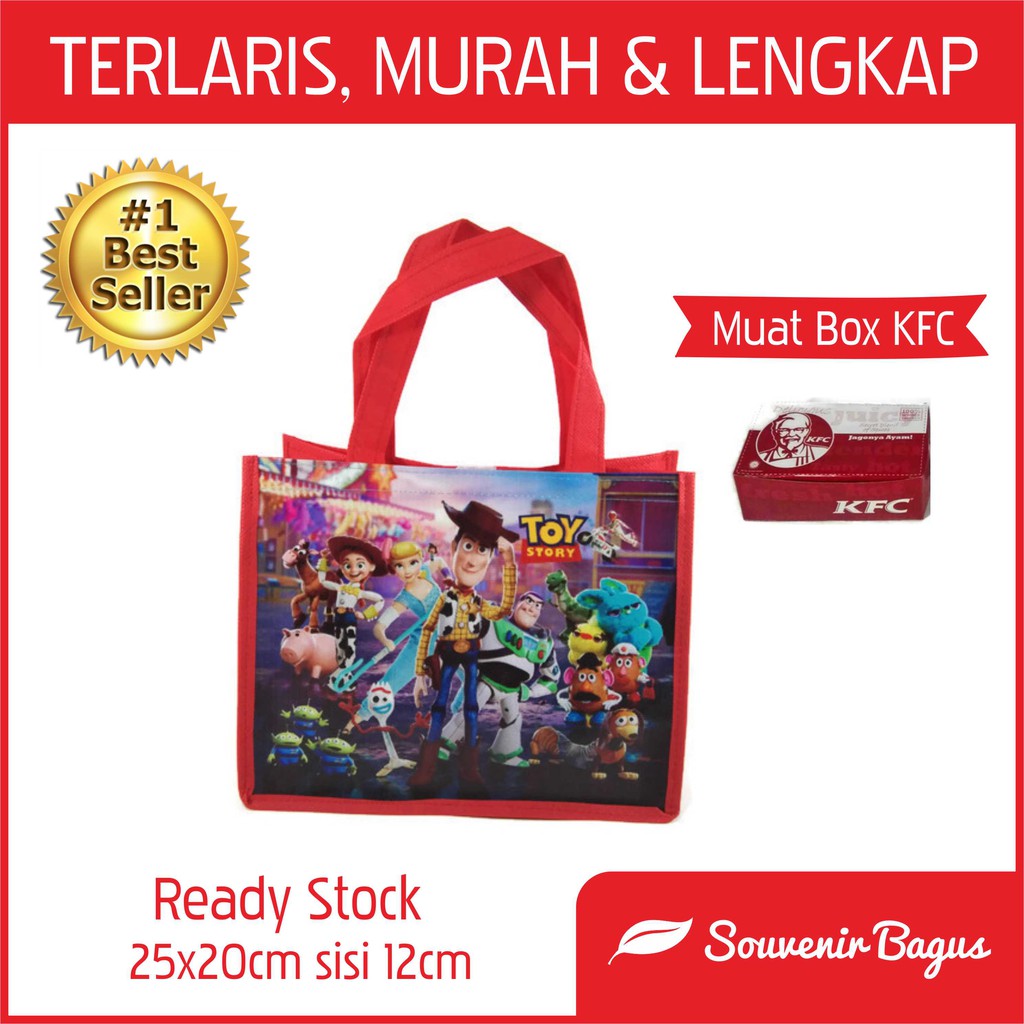 Tas Ultah Toy Story Tas Souvenir Ulang Tahun Toy Story Buzz Woody Jakarta Goodie Bag Toy Story