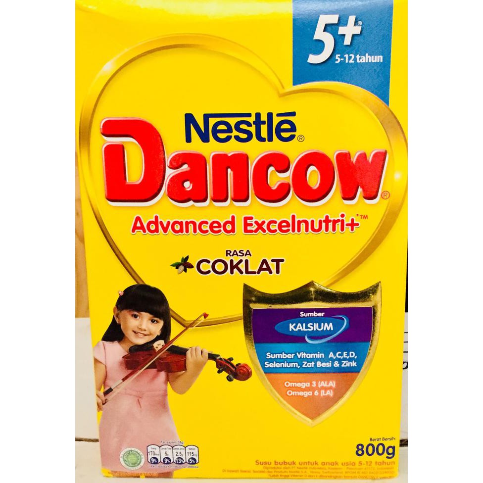 Susu Dancow 5+ 800 Gram Rasa Coklat