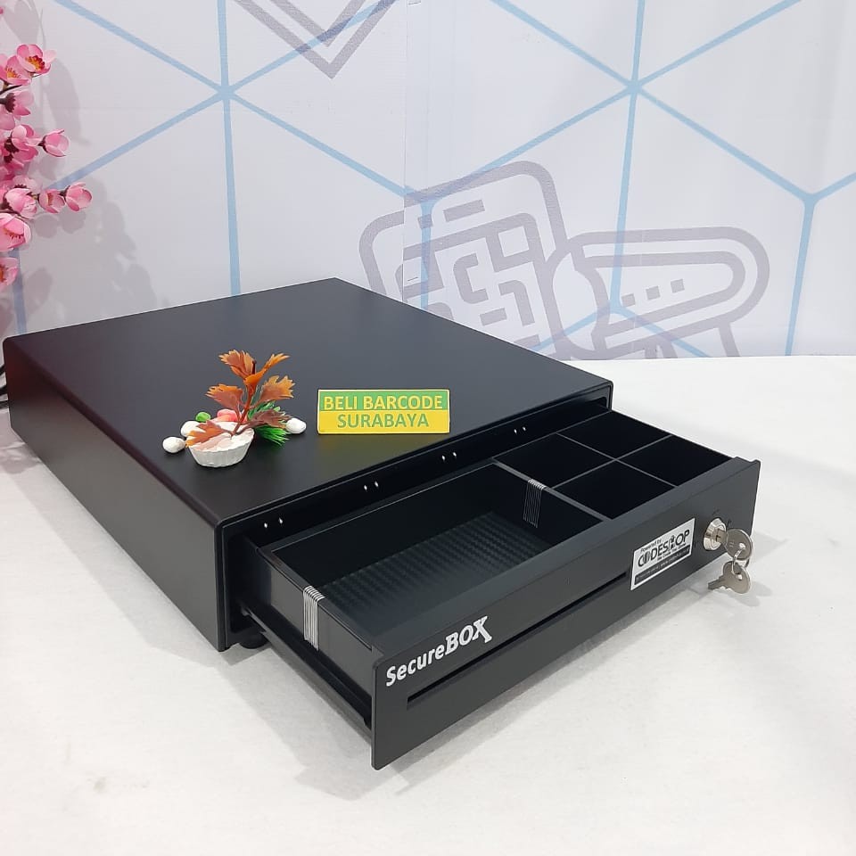 SECUREBOX MK 330 - MK330 CASH DRAWER /LACI KASIR WARNA HITAM