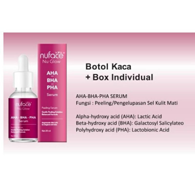 Nu Face Serum AHA BHA PHA /peeling serum 20ml