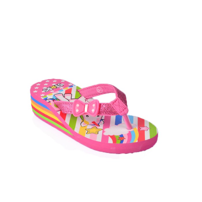 

STARS Sandal Jepit Anak Perempuan Rainbow Pink