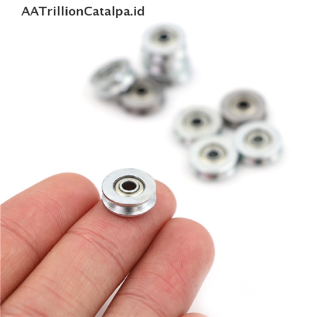 10pcs Bola Bearing Pulley Ukuran 4x13 X 6mm