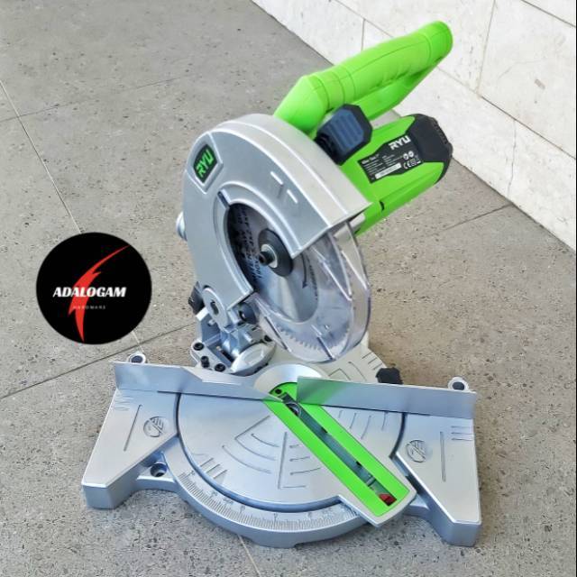 RYU RMS180 Mesin Potong Aluminium Kayu Mitter Miter Saw 7 inch