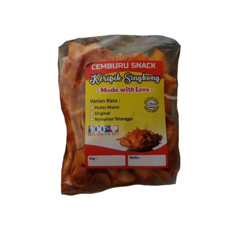 

(100Gram) Keripik Singkong/Ubi Rasa Nyinyiran tetangga(Super Pedas)