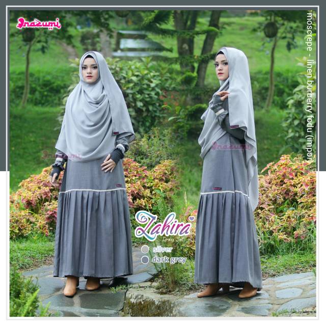 Gamis syar'i/ ZAHIRA DRESS SET/NAZUMI