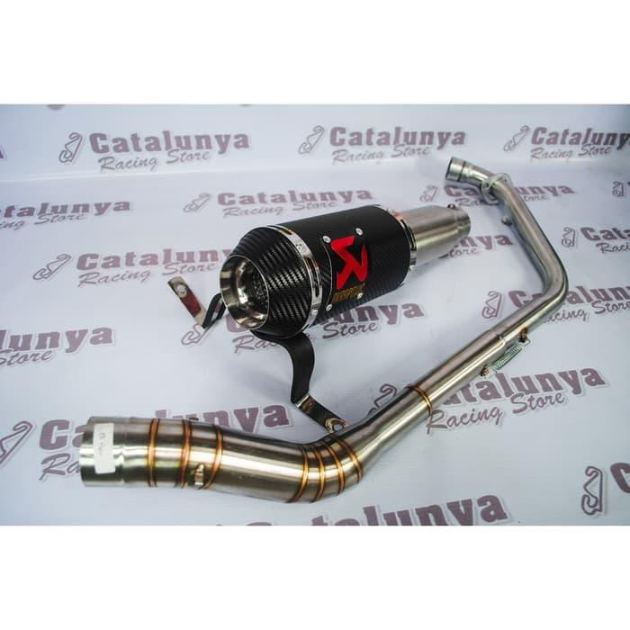 Knalpot Racing Akrapovic gp m1 fullsystem R15 new v3