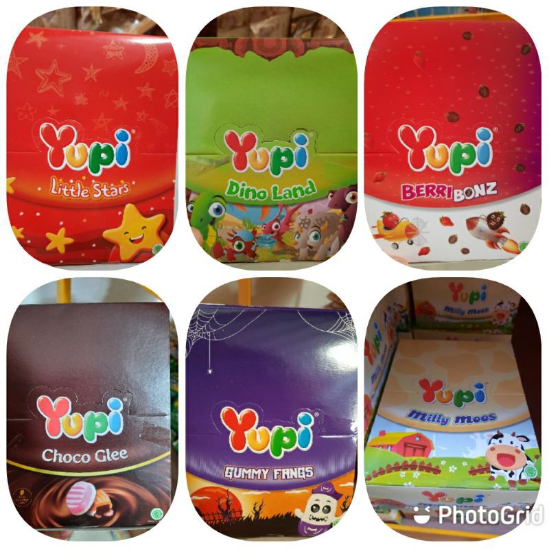 

permen yupi isi 24sachet kecil