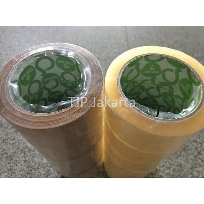 

Lakban Opp Cortape 2 Inch / 48Mm X 90 Yard Bening Dan Coklat - Cokelat Tjpjkt Segera Dapatkan