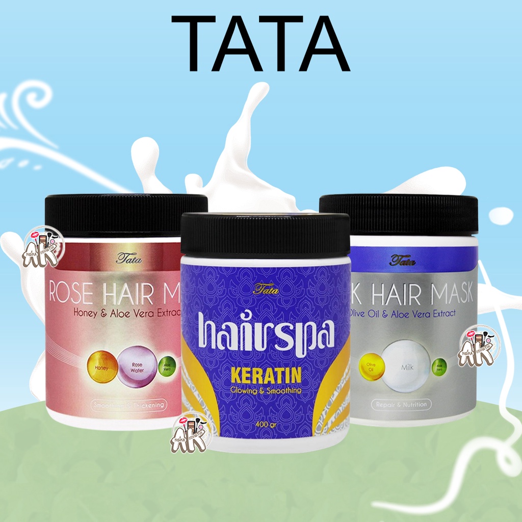 TATA MINYAK ZAITUN / HAIR MASK ROSE &amp; MILK 400GR