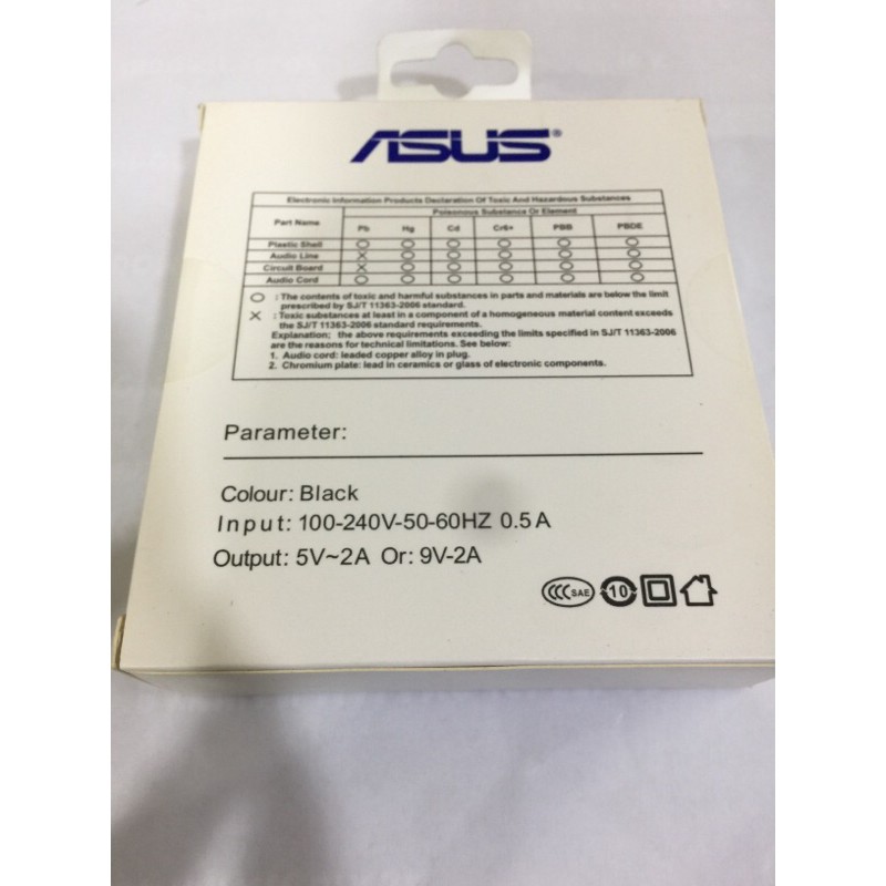 Charger Original Asus Zenfone Fast Charger USB C 2A