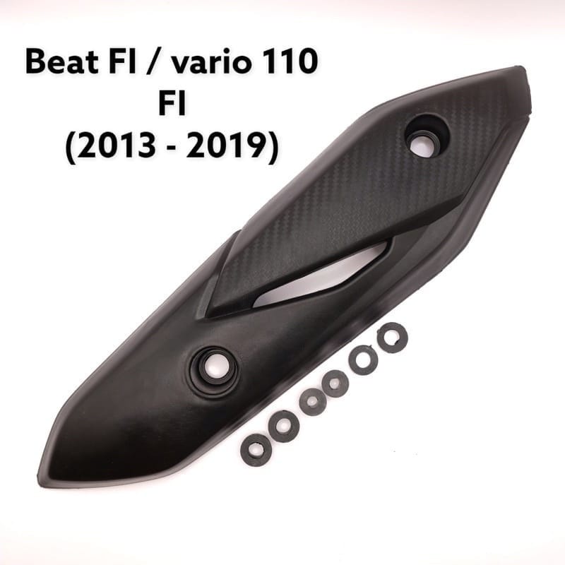 Cover Knalpot Honda Beat FI / Vario 110 2013-2019 Tameng Knalpot Tutup Knalpot Honda Beat FI / Vario 110 2013 - 1 Pcs