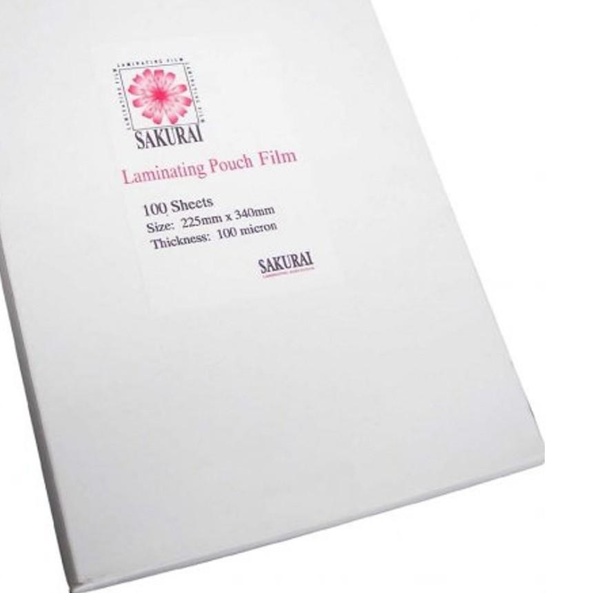 

PROMO HARI INI Plastik Laminating Film Laminasi Panas Tebal Ijazah A4/F4 Per Pak Isi 10 Lembar