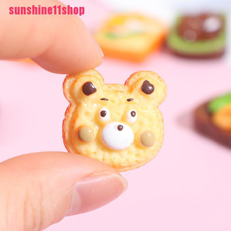 8pcs Miniatur Roti Panggang Skala 1: 12 Untuk Rumah Boneka