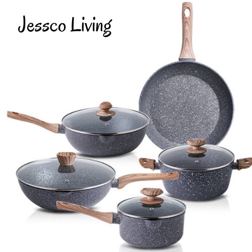 Casa-Royale Absolute Wajan Wok 30 cm - Panci Granite Anti Lengket