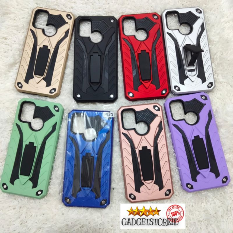 GG - Hard case robot Phantom Samsung M21 case Transformer stand Samsung M21