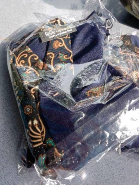 Terbaru Gamis Lebaran Couple Pasangan Batik Baloteli Dress Wanita Couple Mewah Motif Batik Premium