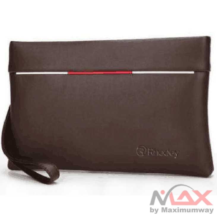 Rhodey 100% ORIGINAL ori Tas Genggam besar Dompet Kulit asli sapi Import kerja kantor pria 1